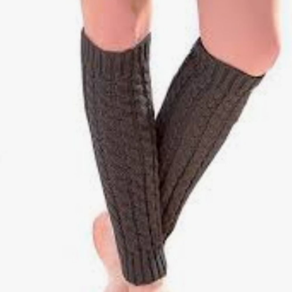 Cable Knit Leg Warmers - short